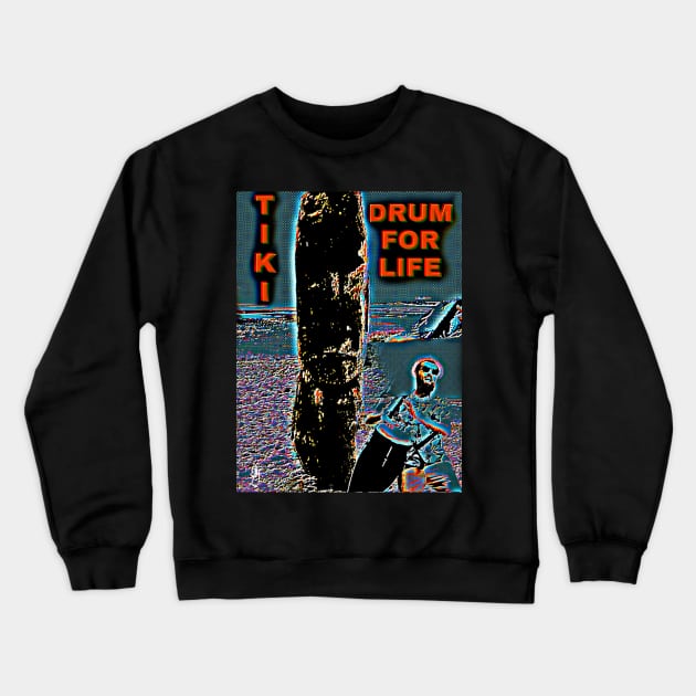 Drum For Life Crewneck Sweatshirt by Share_1